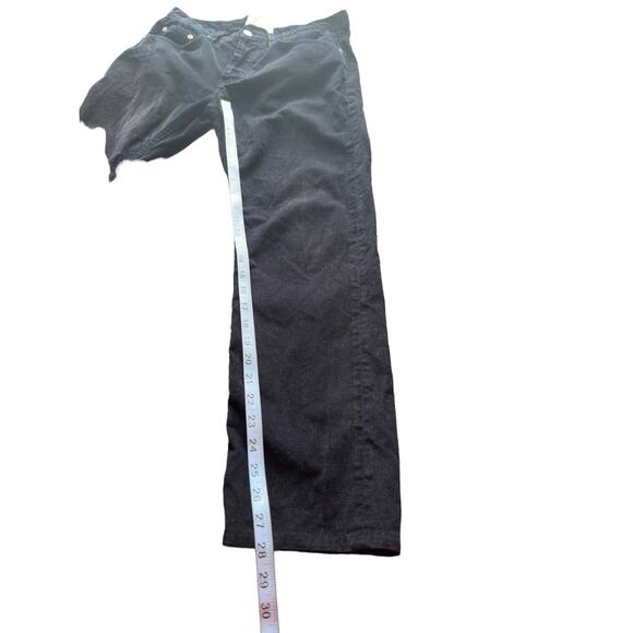 Sandro‎ Men's  Navy Droit Cotton Button Fly Corduroy Straight Leg Pants Size 33 - Picture 13 of 13